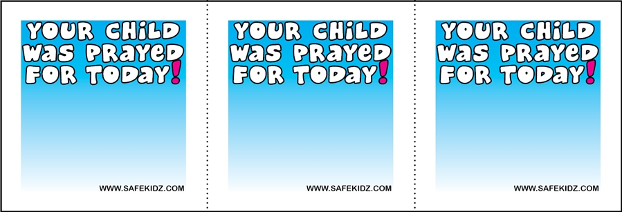 I Prayed For You Stickers — One Stone Biblical Resources